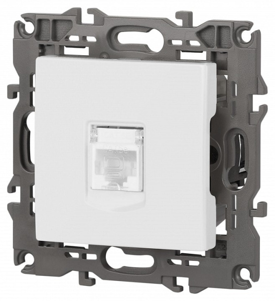 Розетка Ethernet RJ-45 без рамки Эра Эра Elegance 14-3107-01