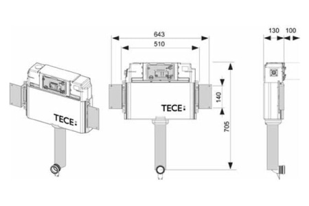 Бачок скрытого монтажа Tece 9041308