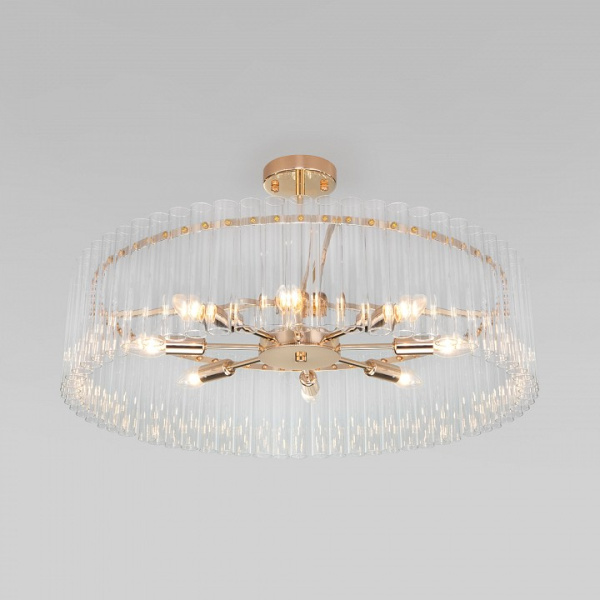Люстра на штанге Bogate's Flamel 373/8 Smart золото