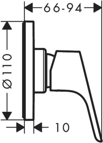 Смеситель для душа hansgrohe Focus E 31961000
