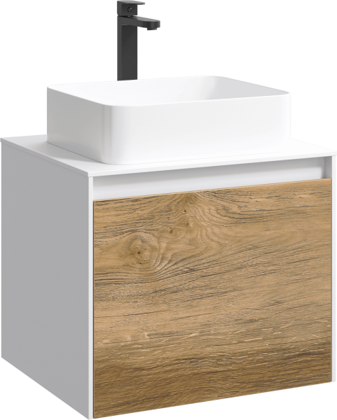 Тумба под раковину без фасада AQWELLA 5 Stars Mobi 60 MOB0106W белый