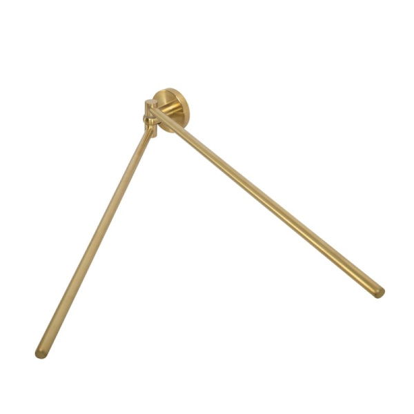 Полотенцедержатель двойной поворотный Cezares RELAX-THD-S-BORO брашированное золото