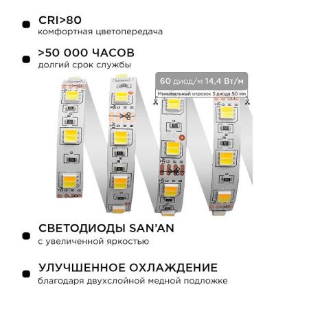 Лента светодиодная Apeyron Electrics  10-222