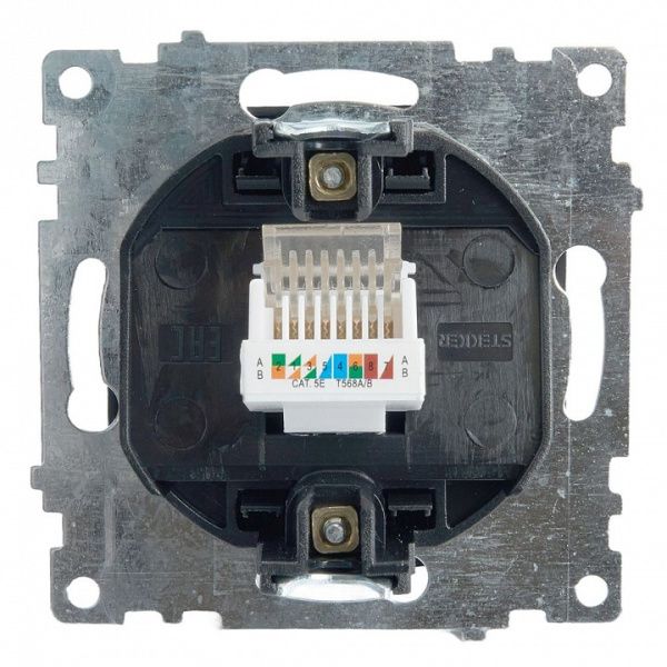 Розетка Ethernet RJ-45 без рамки Stekker Катрин 39613