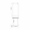 Фехте (Vechte) 60W40 Душевая перегородка