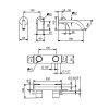 Смеситель для раковины Fantini Myo 61 13 V611B черный