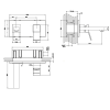 Смеситель для раковины Gessi Rettangolo K 53089#031