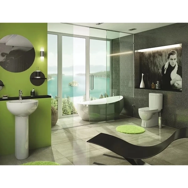 Унитаз-компакт с сиденьем микролифт Sanita Luxe Art WC.CC/Art/2-DM/WHT.G/S1