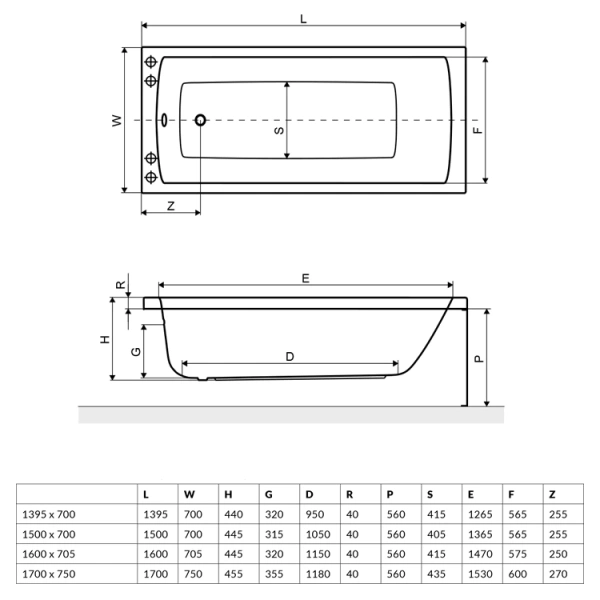 Торцевая панель 70 см Excellent Aquaria OBEX.070.56WH