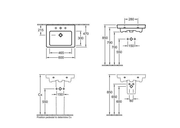 Раковина Villeroy&Boch Subway 2.0 71136001