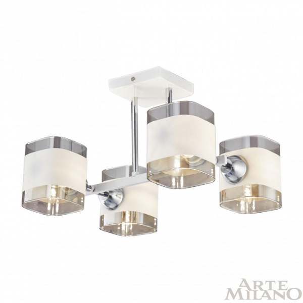 Потолочная люстра Arte Milano AMALFI-329809 329809/4 WH+CR
