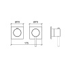 Смеситель для душа Almar Modular E180191.316 сталь