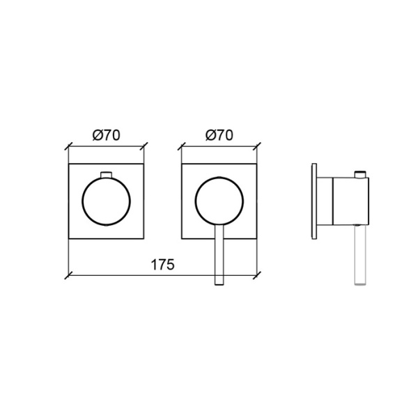 Смеситель для душа Almar Modular E180191.316 сталь