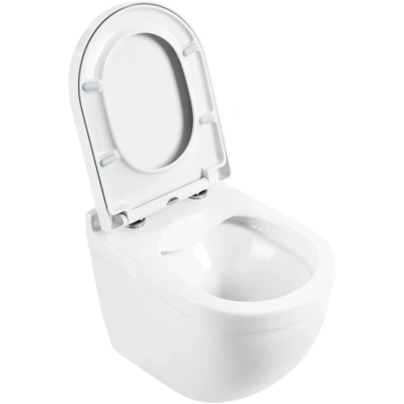 Унитаз подвесной BelBagno Senso-R BB017CHR безободковый, белый