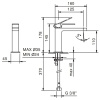 Смеситель для раковины Fantini Mint 34 02 F004WF