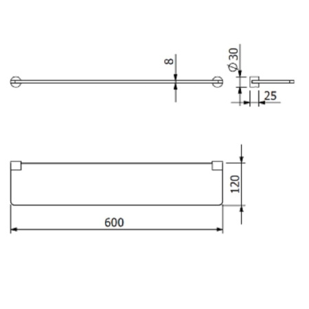 Полочка Kludi Vela R 5897305