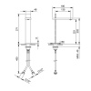 Смеситель для раковины Fantini AK/25 48P5T006WF черный