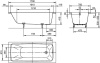 Стальная ванна Kaldewei Cayono 170x75 mod. 750 275000010001