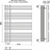 Полотенцесушитель Royal Thermo Pino П25 500х1200 белый