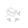 Подвесной унитаз Agape Memory ACER0898WZL светло-серый
