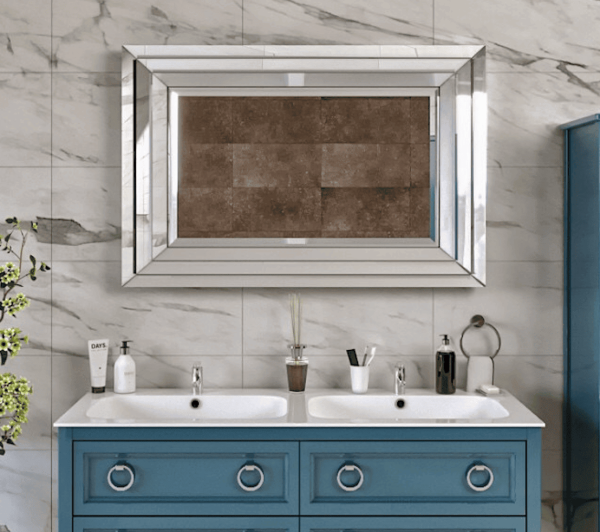 Тумба с двумя раковинами Bagno Piu Vintage 140 матовый океан