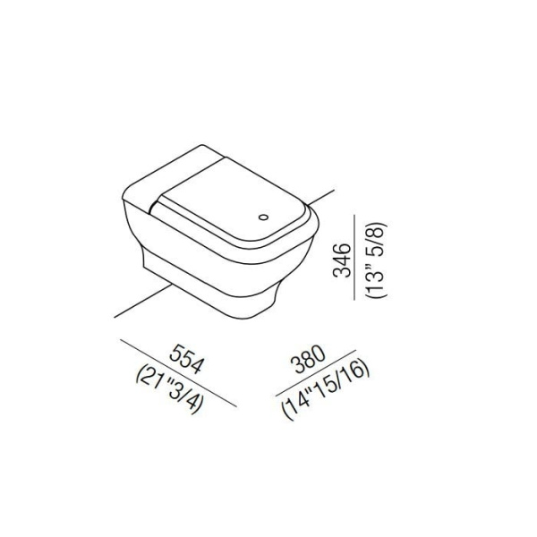 Подвесной унитаз Agape Memory ACER0898WZL светло-серый