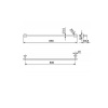 Полотенцедержатель Kludi Vela S 25961N0 брашированное золото
