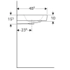 Раковина 75x48,5 см Geberit iCon 124075000