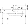 Раковина 42x42 см Duravit Bacino 0325420000