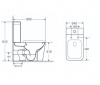 Напольный унитаз Nofer Arles 23033 белый