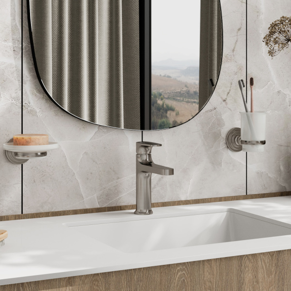 Смеситель для раковины WasserKRAFT Spree 1403 сталь