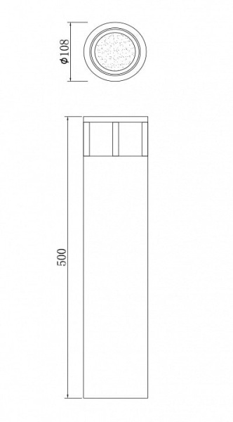 Наземный низкий светильник Maytoni Wolseley Road O011FL-L6B