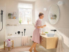 Смеситель для душа hansgrohe Rebris S 72466670 черный матовый