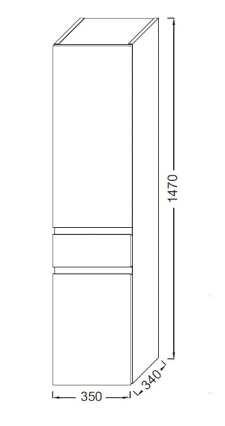 Пенал Jacob Delafon Madeleine EB2069G-J53