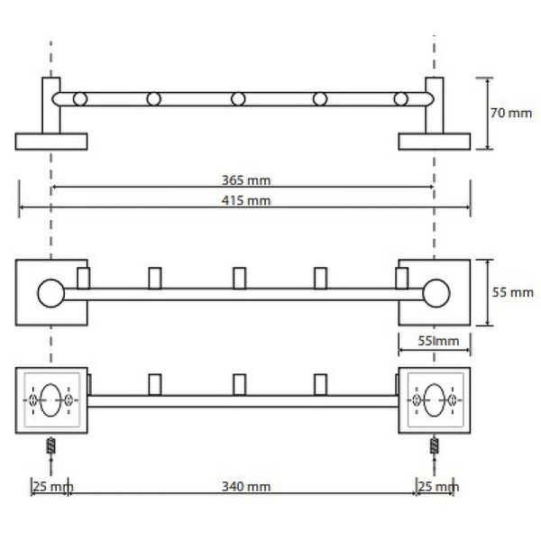 Крючок Bemeta Beta 132105112