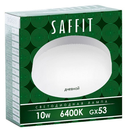 Лампа светодиодная Feron Saffit SBGX5310 GX53 10Вт 6400K 55229