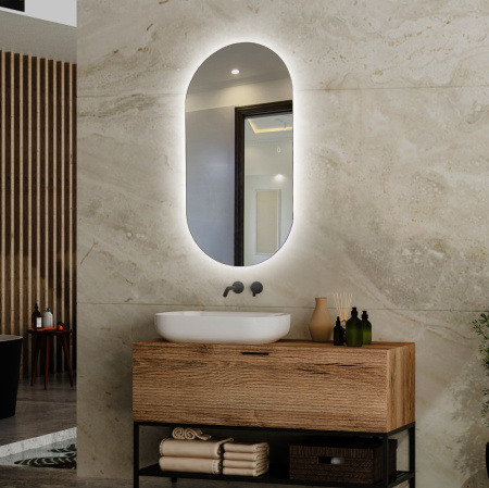 Зеркало с подсветкой Abber Kontur AG6302S