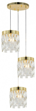 Подвесной светильник Indigo Anna 12029/3P Gold