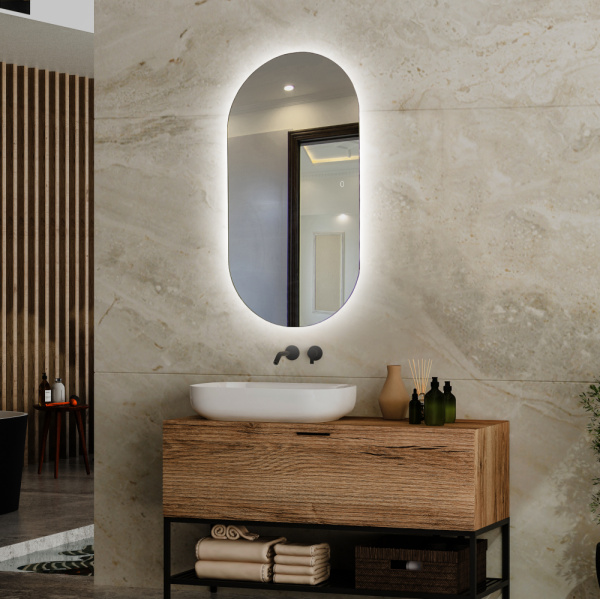 Зеркало с подсветкой Abber Kontur AG6302S