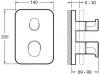 Смеситель Jacob Delafon Hybrid E75389-CP