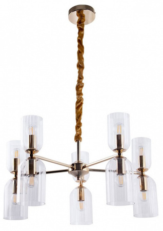 Подвесная люстра Arte Lamp Charm A1623LM-10GO