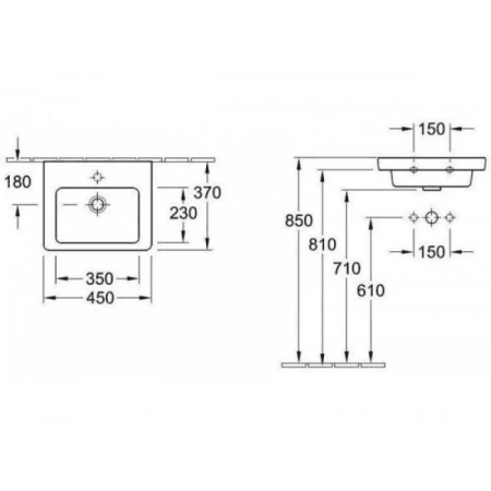 Раковина Villeroy&Boch Subway 2.0 731545R1