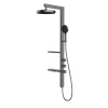 Душевая стойка Vincea Inspire VSFS-3I11GM вороненная сталь