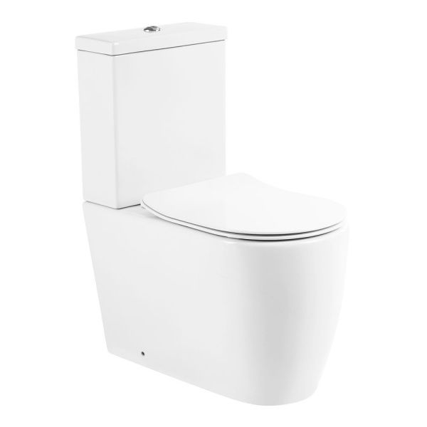 Унитаз-компакт безободковый BelBagno MARINO BB105CPR с сиденьем BB2034SC