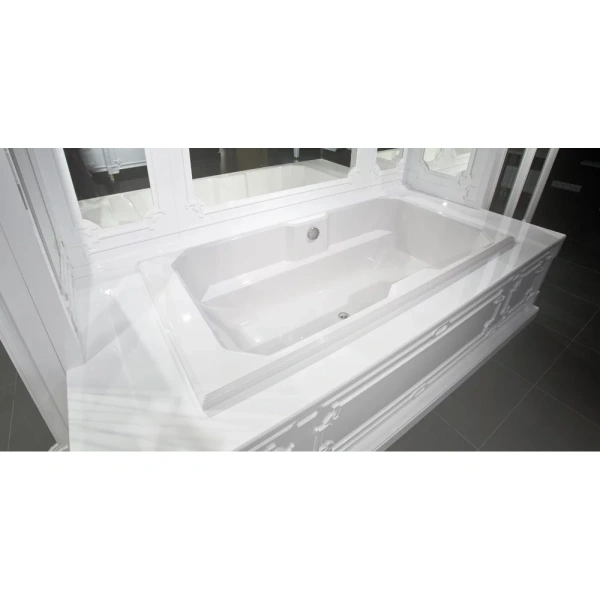 Ванна из литьевого мрамора Belux Кастилия 4810924271150 188,5x89,5 см, белый