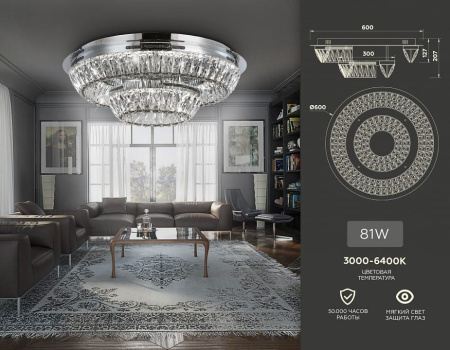 Люстра на штанге Ambrella Light TR TR5029