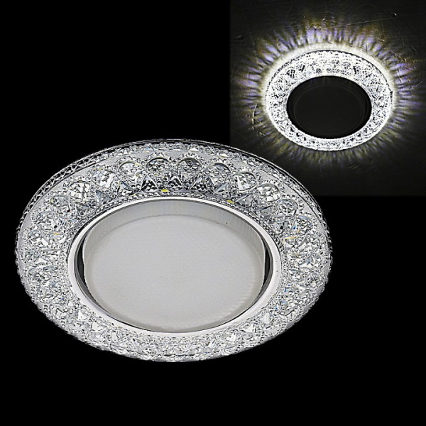 Встраиваемый светильник Reluce 53212 53212-9.0-001MN GX53+LED5W WH