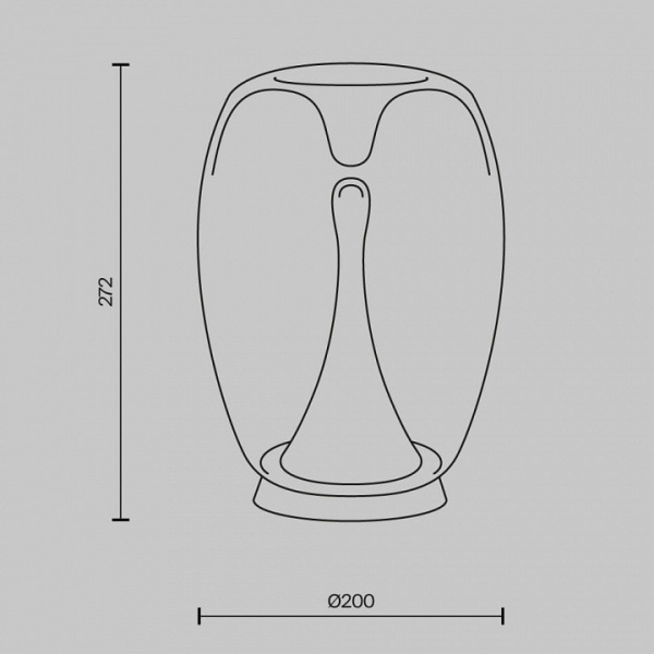 Настольная лампа декоративная Maytoni Splash MOD282TL-L15G3K