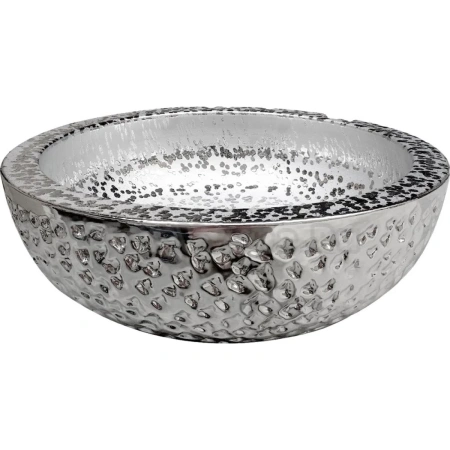 Раковина-чаша CeramaLux J2050 41x41 см, накладная, серебряный