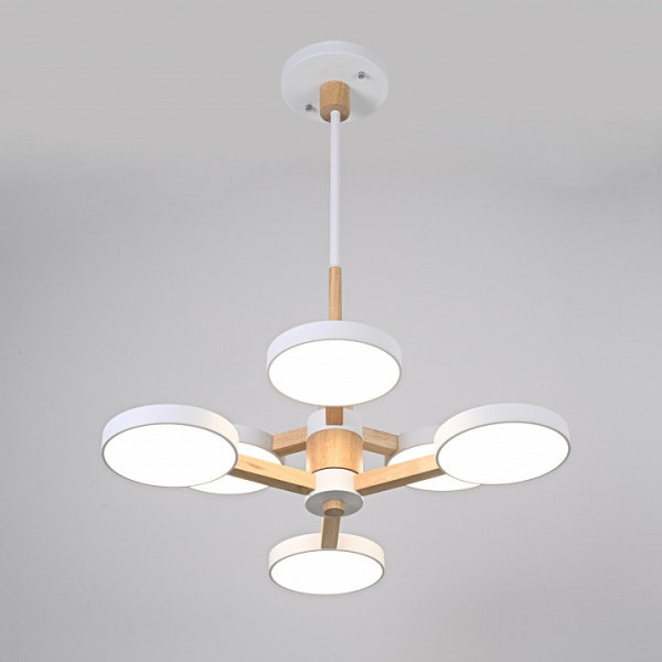 Люстра на штанге Imperiumloft TURNA White TURNA-DBL01